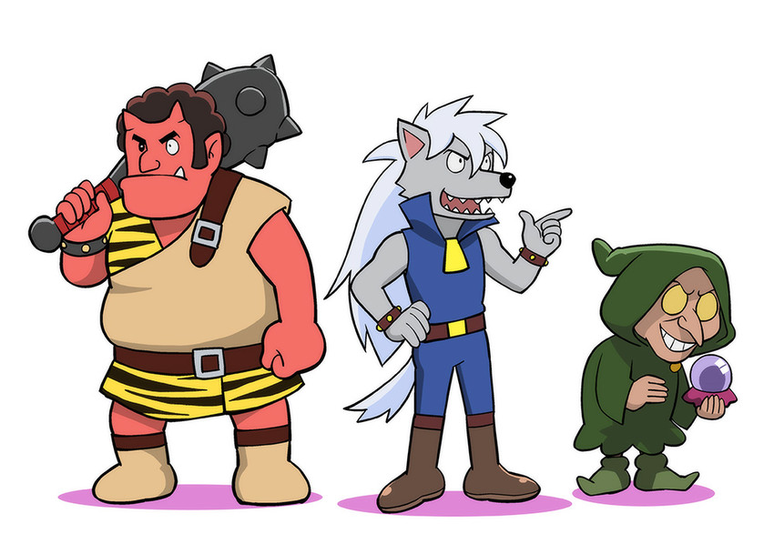 wolfrun (precure and 1 more) drawn by ueyama_michirou