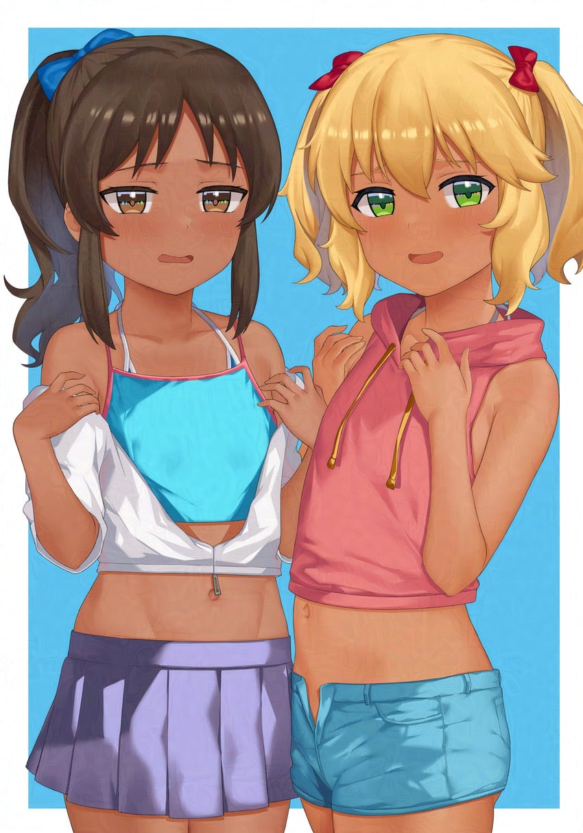 tachibana arisu and sakurai momoka (idolmaster and 1 more) drawn by hai_ookami