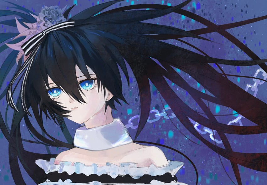 black rock shooter (black rock shooter) drawn by pigeon_promax