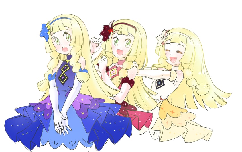 lillie (pokemon and 1 more) drawn by u4_99384295