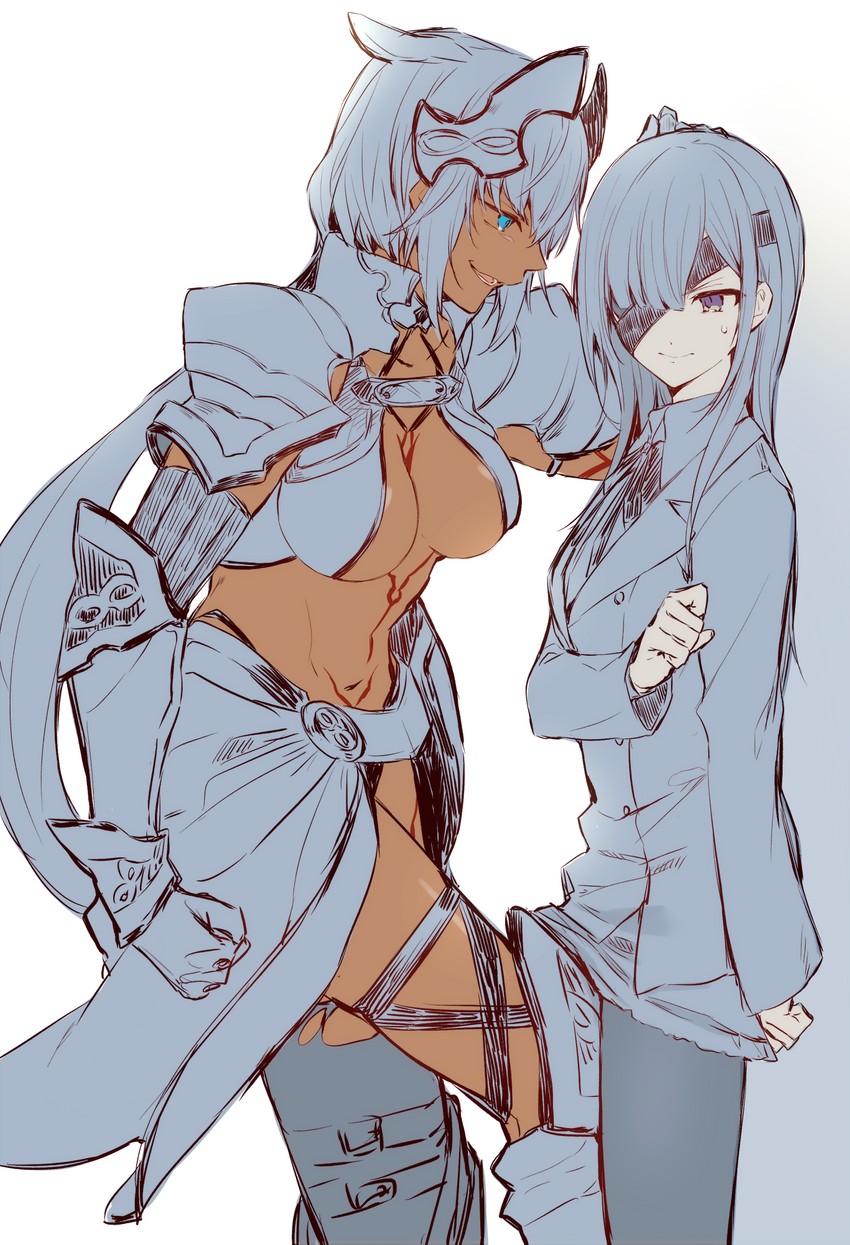 caenis and ophelia phamrsolone (fate and 1 more) drawn by kan'yu_(citron_82)