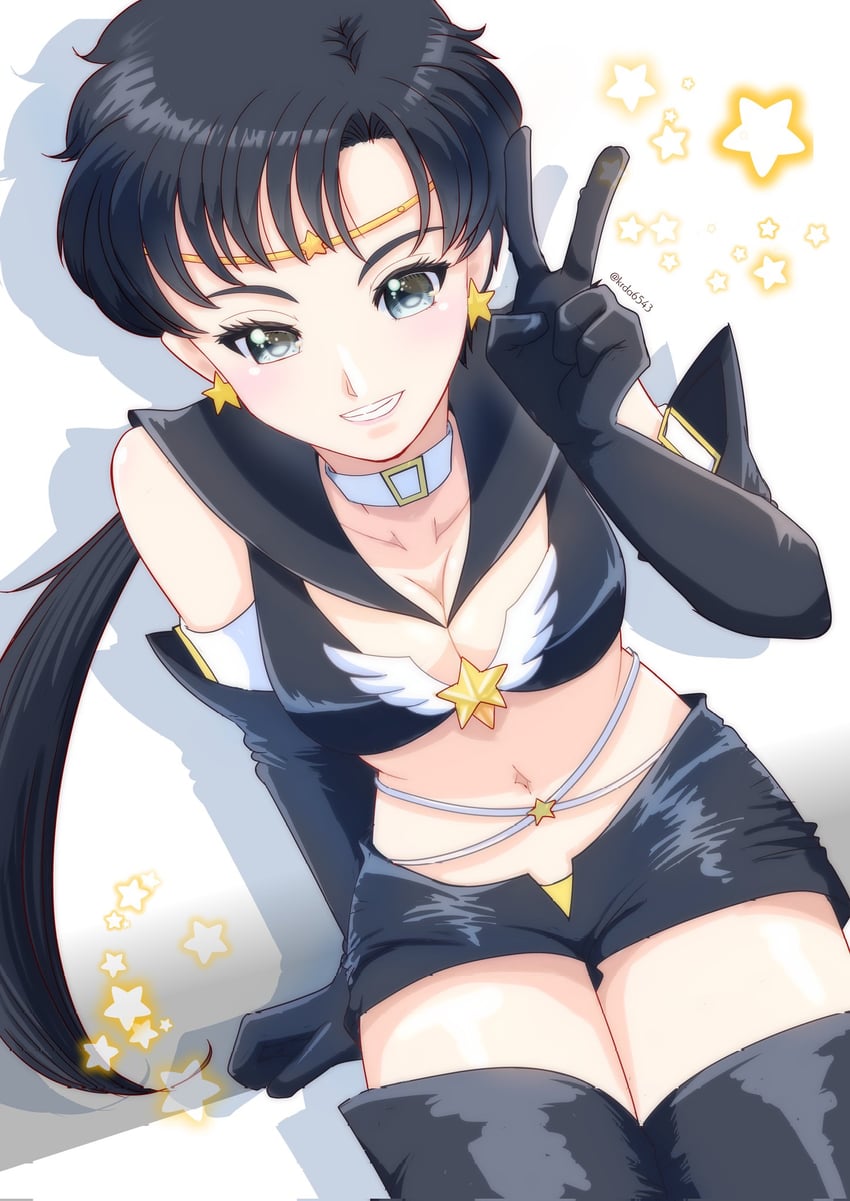 seiya kou and sailor star fighter (bishoujo senshi sailor moon and 1 more) drawn by kuroasa24