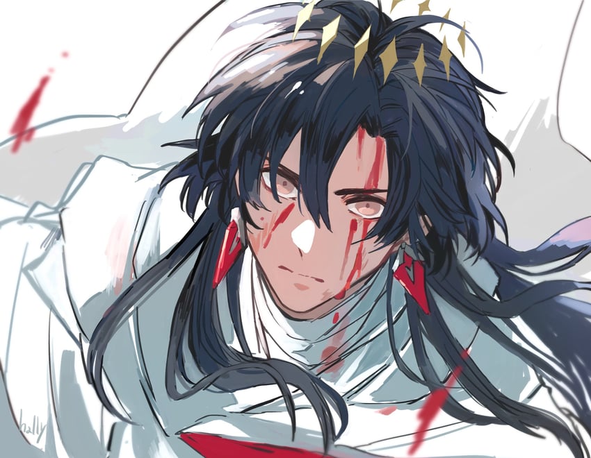 constantine xi (fate and 1 more) drawn by hally