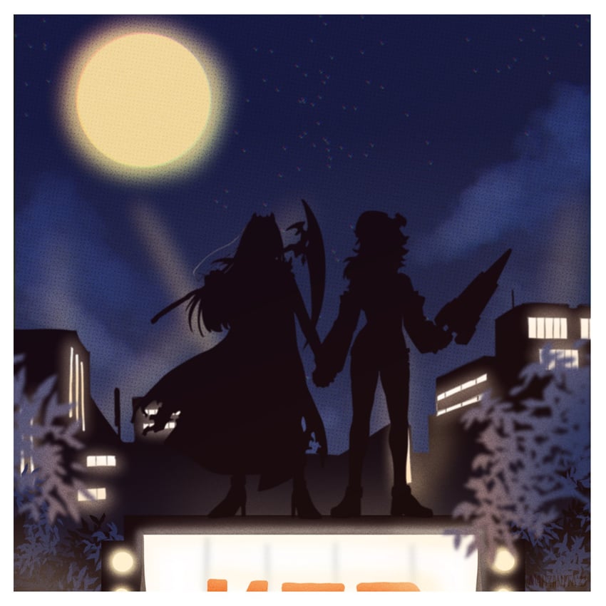 mori calliope and takanashi kiara (hololive and 1 more) drawn by crmanzana