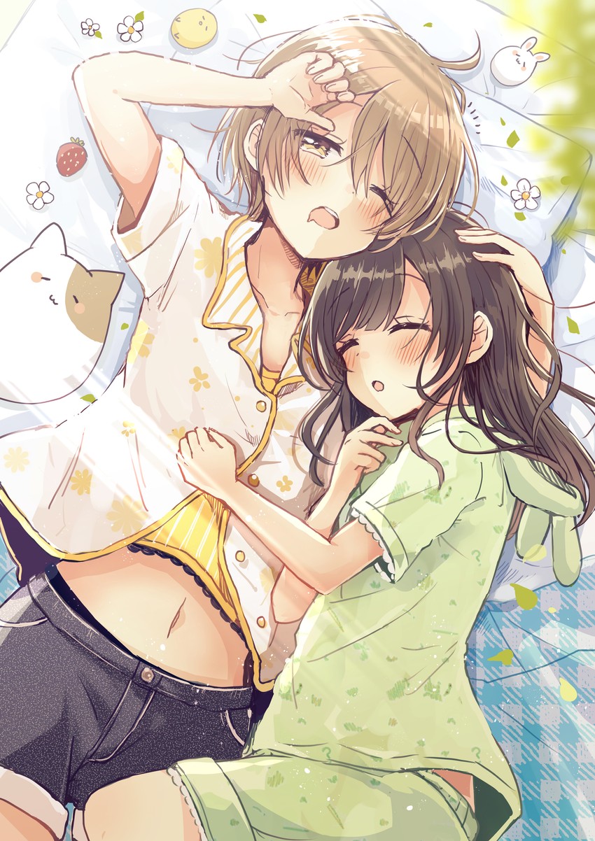 okamoto natsuhi and higuchi kaede (swing!!) drawn by sakura_oriko