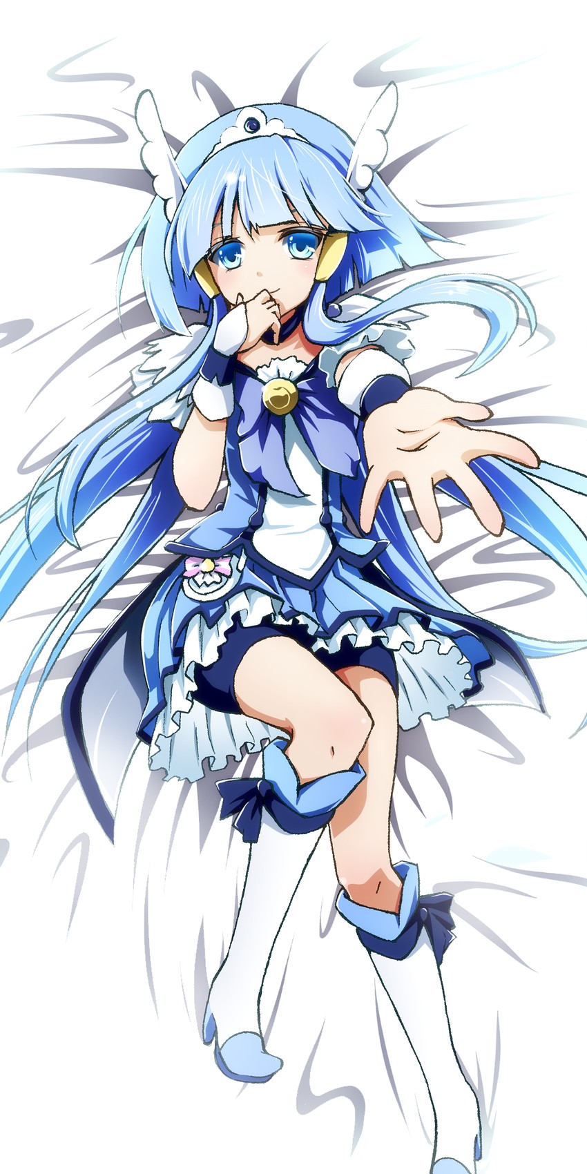 aoki reika and cure beauty (precure and 1 more) drawn by tatami_(loop)