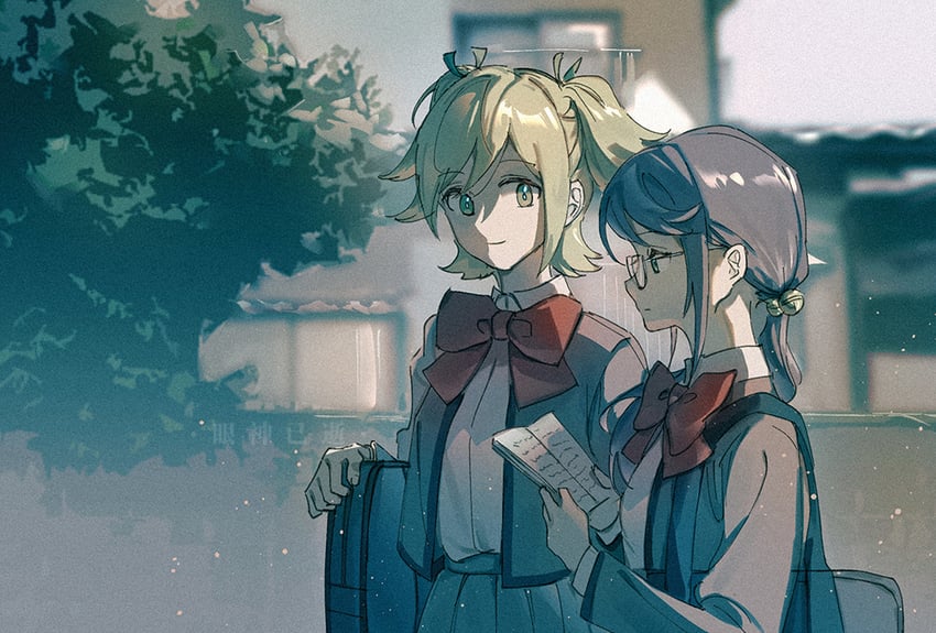 daiba nana and hoshimi junna (shoujo kageki revue starlight) drawn by eyesee