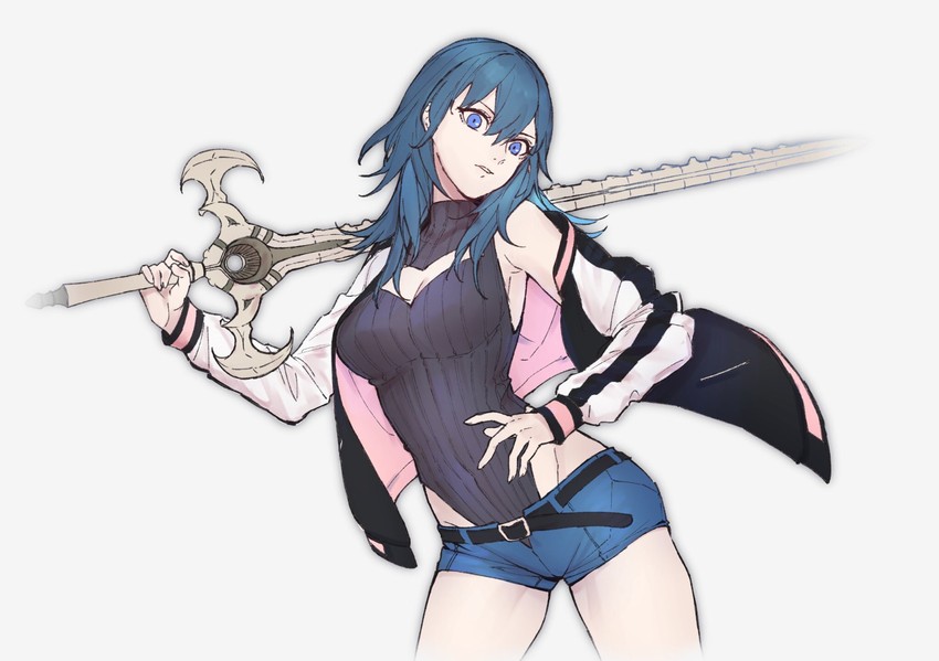 female byleth (fire emblem and 1 more) drawn by clovisxvii