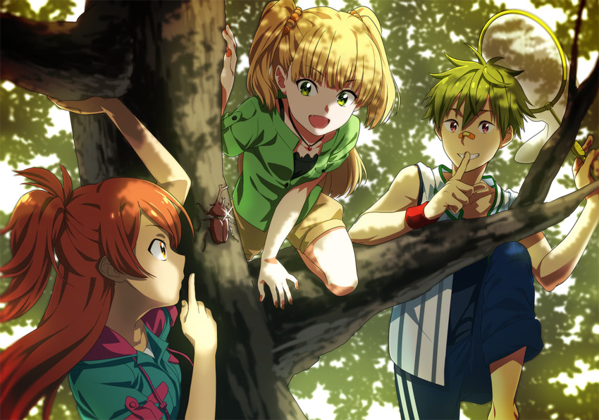 jougasaki rika, ogami tamaki, and akiyama hayato (idolmaster and 3 more) drawn by ikuwataru_nagomi
