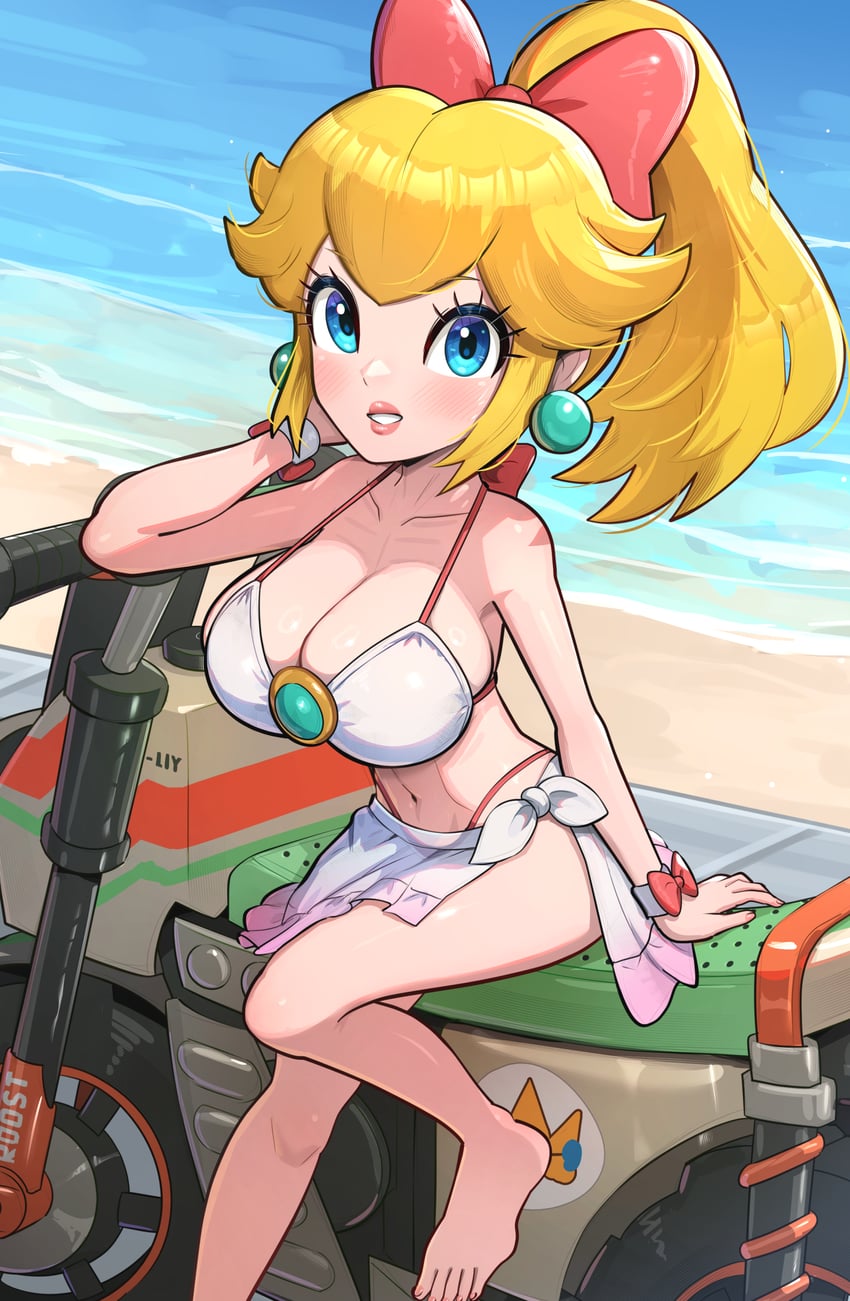 princess peach (mario and 2 more) drawn by gonzarez