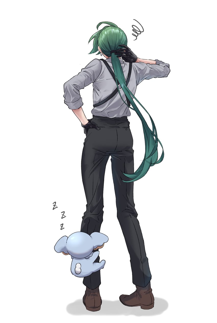 rika and komala (pokemon and 1 more) drawn by gao_grrrr
