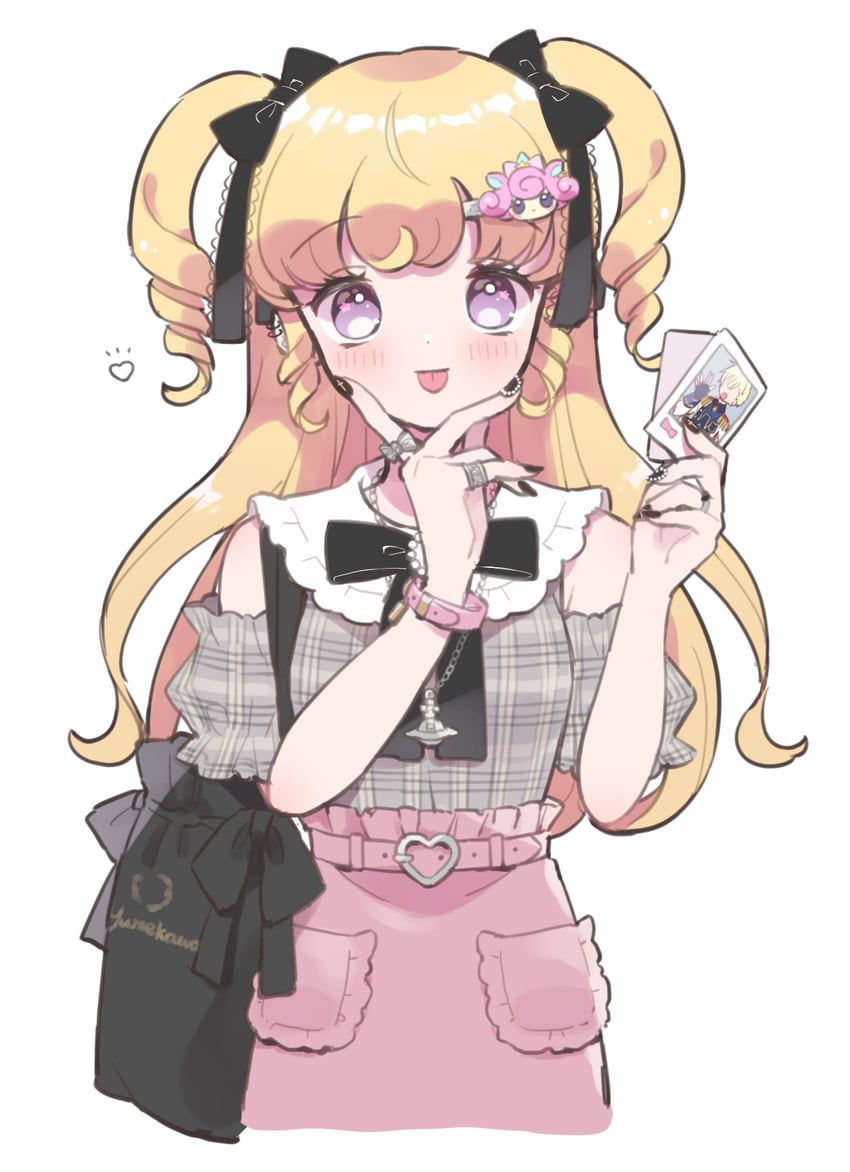 yumekawa yui, yumekawa shogo, and punicorn (pretty series and 2 more) drawn by hoshikuzu_(pinkholic)