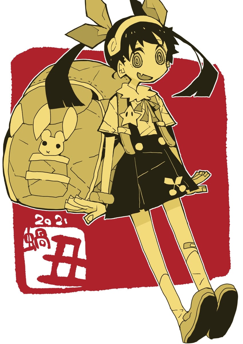 hachikuji mayoi (monogatari) drawn by dowman_sayman