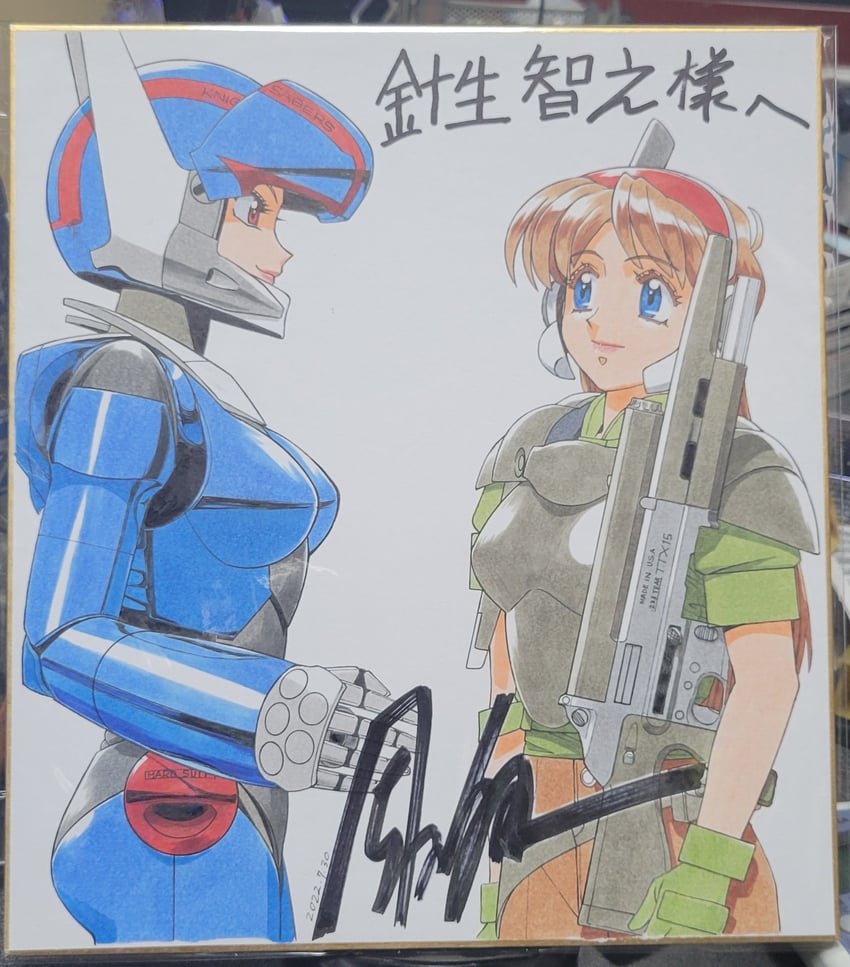 priscilla asagiri and sandy newman (bubblegum crisis and 1 more) drawn by sonoda_ken'ichi