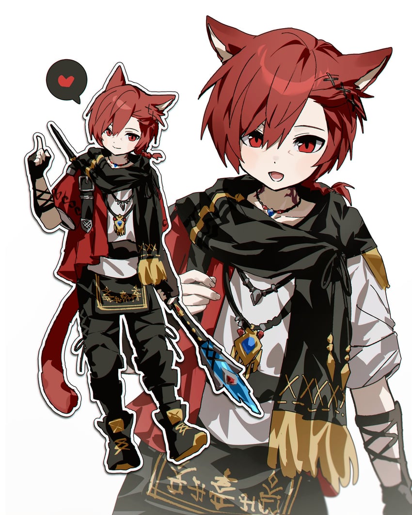 g'raha tia (final fantasy and 1 more) drawn by chu_yeon