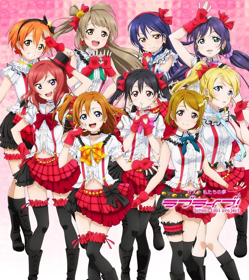 nishikino maki, tojo nozomi, sonoda umi, yazawa nico, ayase eli, and 4 more (love live! and 1 more)