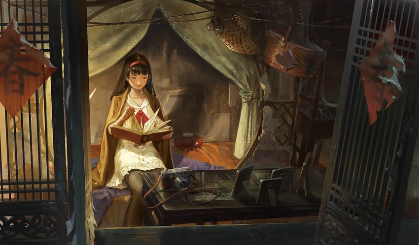 yuezheng ling (original and 1 more) drawn by jeanex
