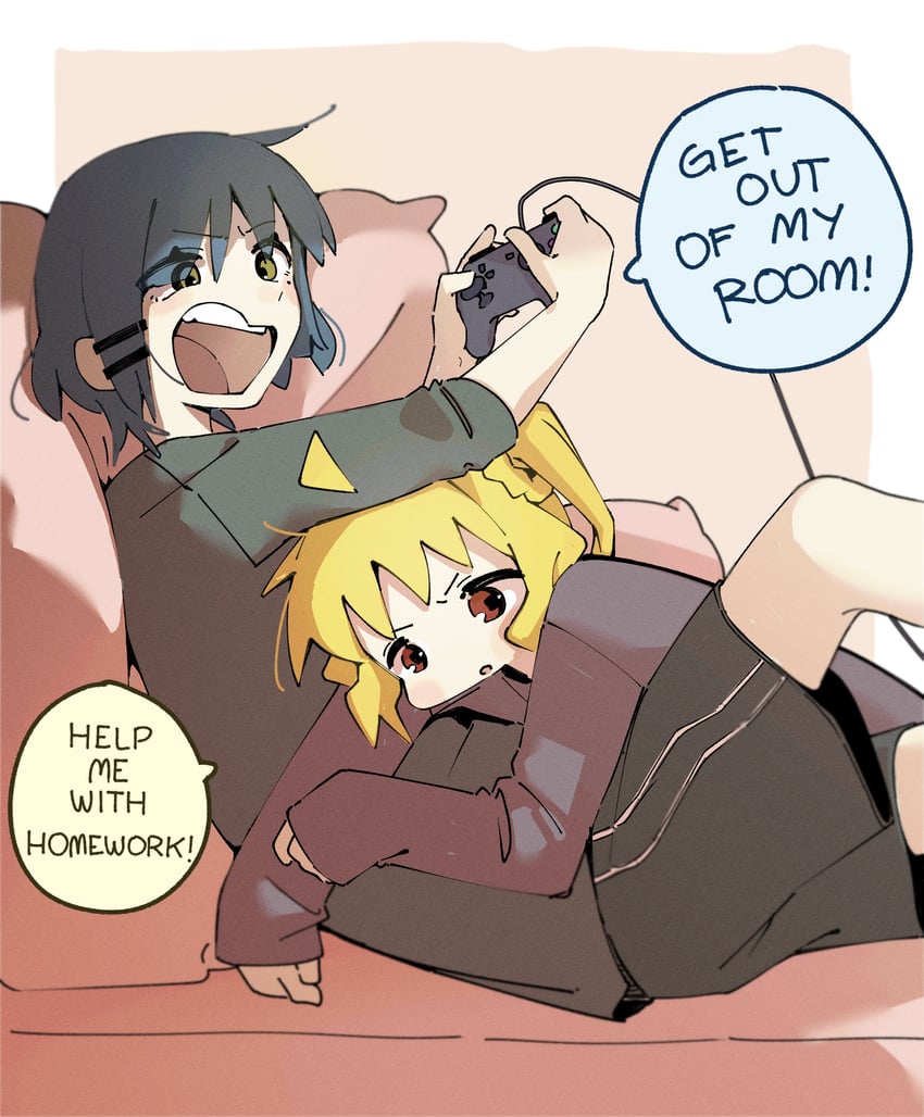ijichi nijika and yamada ryo (bocchi the rock!) drawn by machuuu68