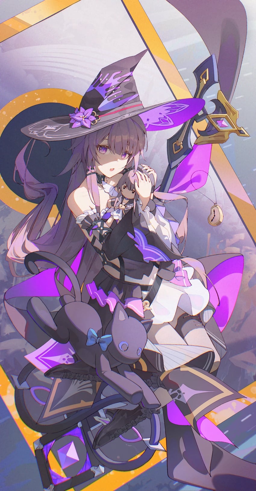 herta and the herta (honkai and 1 more) drawn by gleam_lin_shi