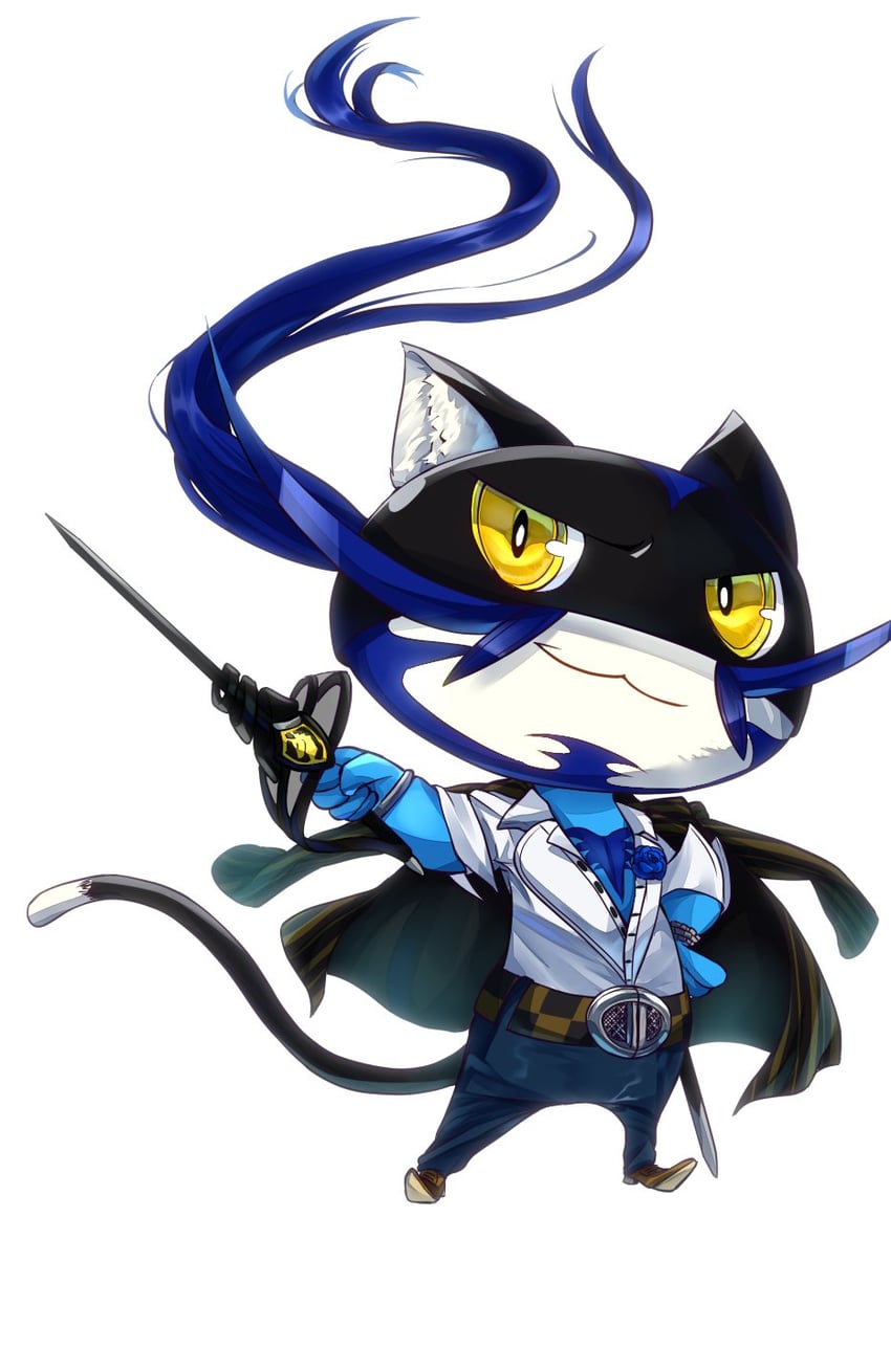 morgana and diego (persona and 2 more) drawn by pancakesorting