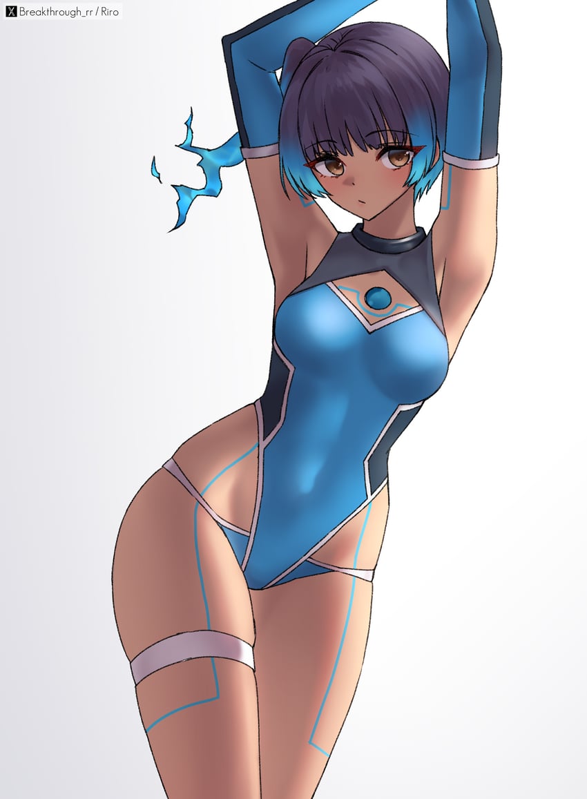 sena (xenoblade chronicles and 1 more) drawn by riro_(breakthrough_rr)