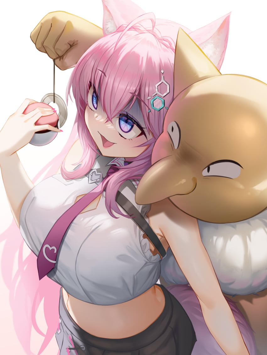 hakui koyori and hypno (pokemon and 1 more) drawn by hoqn