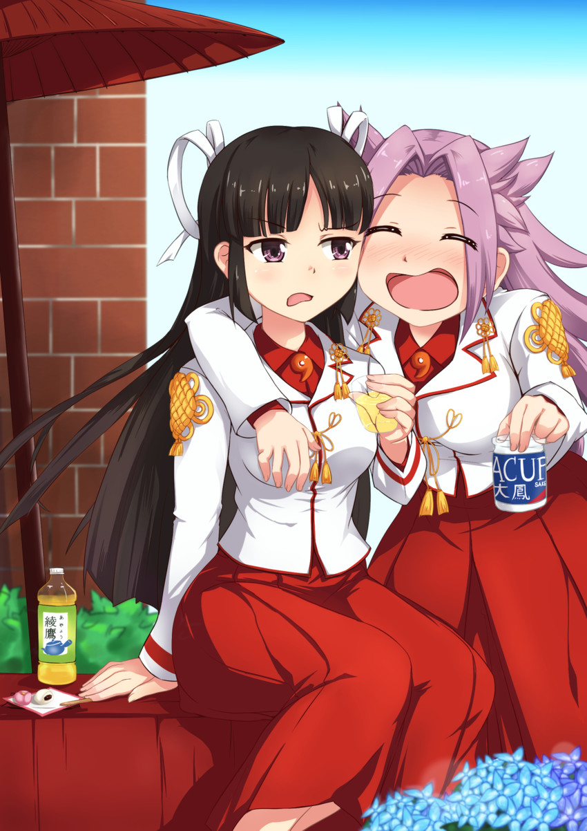 jun'you and hiyou (kantai collection) drawn by kakiha_makoto