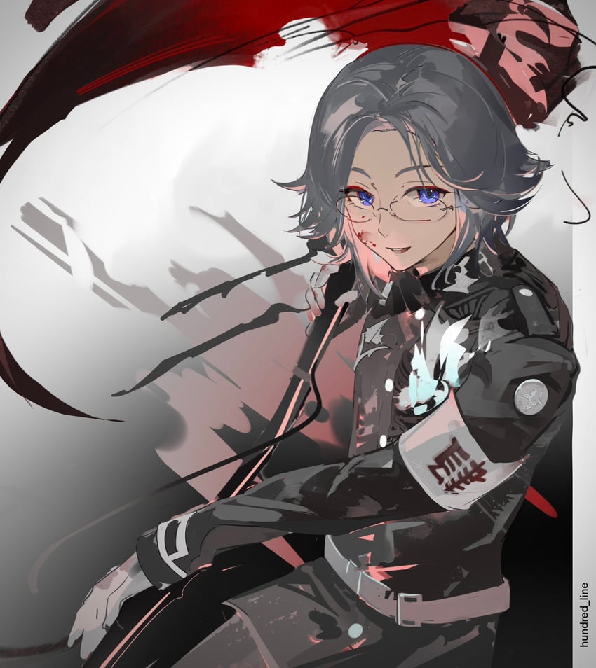 aotsuki eito (the hundred line -last defense academy-) drawn by shipkakaka
