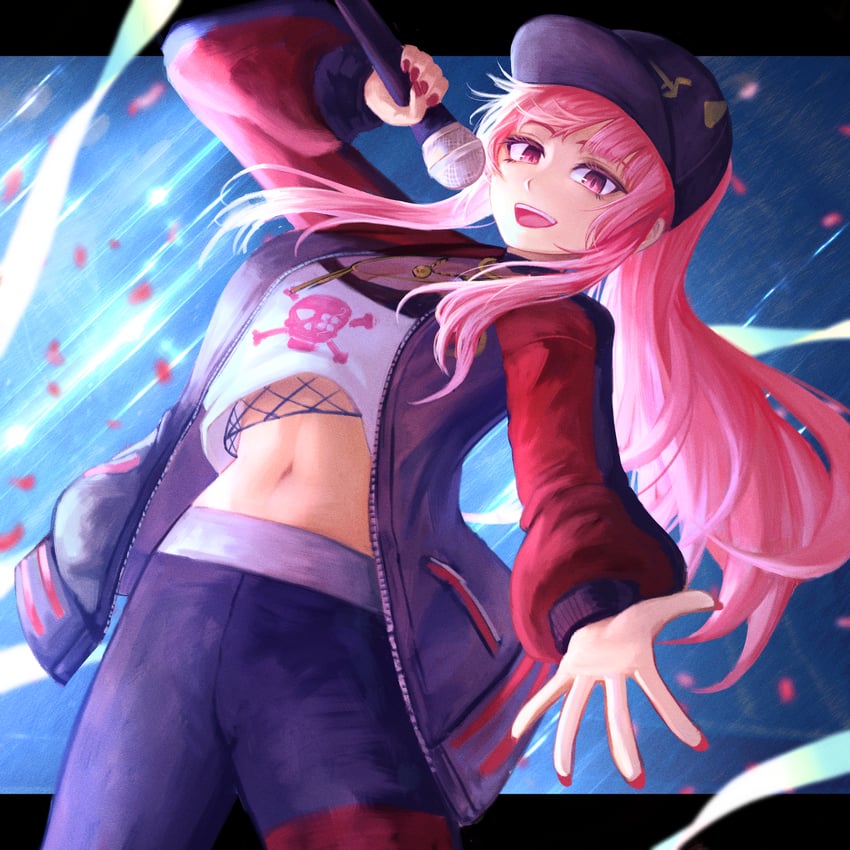 mori calliope (hololive and 1 more) drawn by ruraji