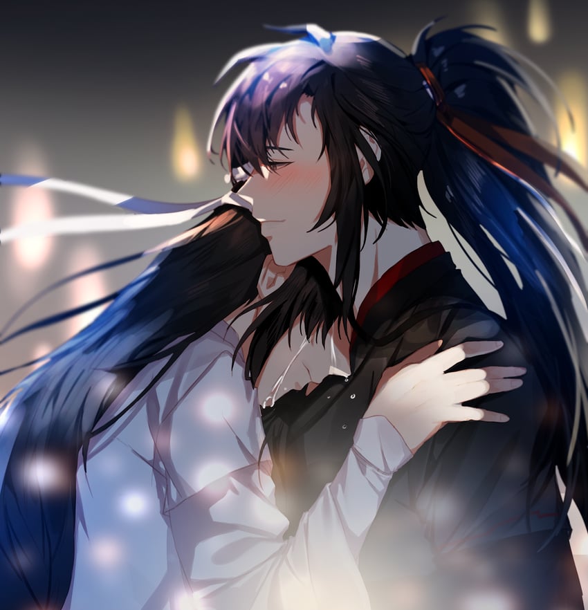 wei wuxian and lan wangji (modao zushi) drawn by jujeop