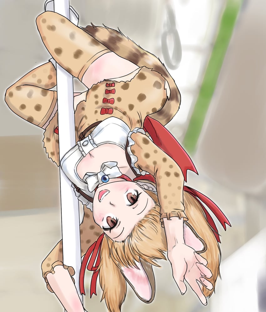 large-spotted genet (kemono friends and 1 more) drawn by saja_(166j357)