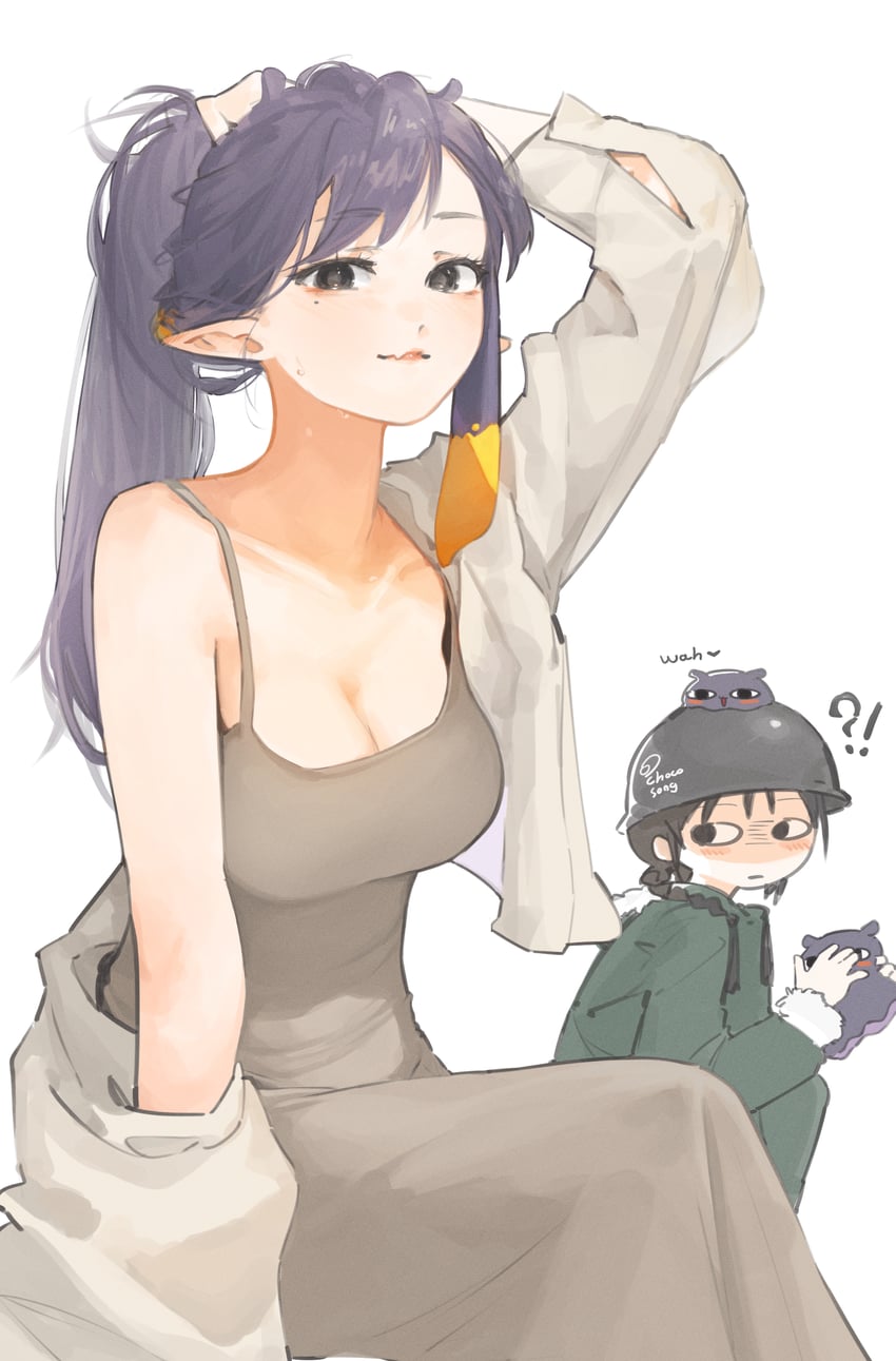 ninomae ina'nis, takodachi, and chito (hololive and 2 more) drawn by chocosong