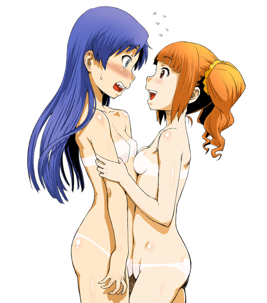 kisaragi chihaya and takatsuki yayoi (idolmaster) drawn by minazuki_tsuyuha