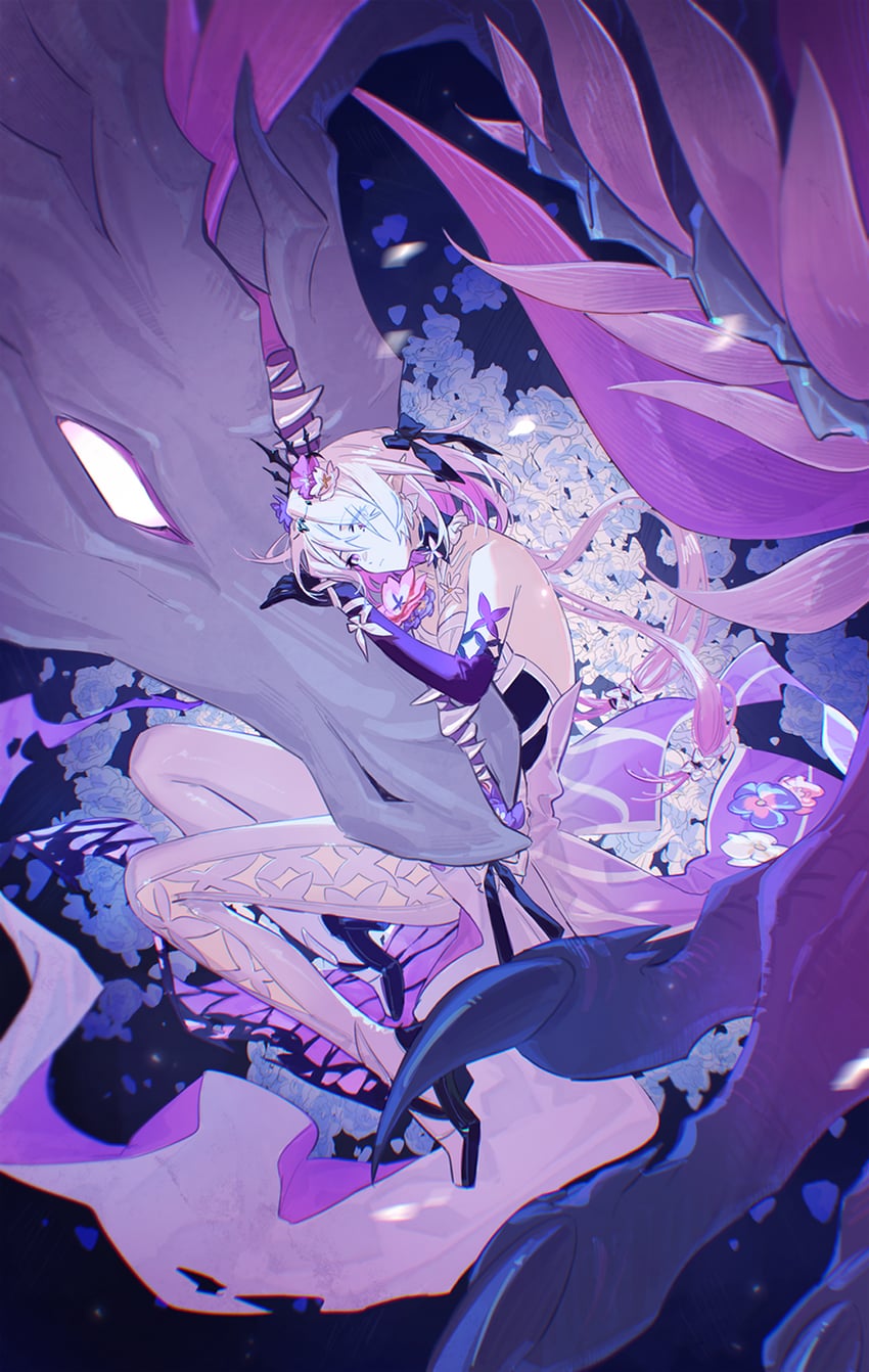castorice (honkai and 1 more) drawn by mao_(expuella)