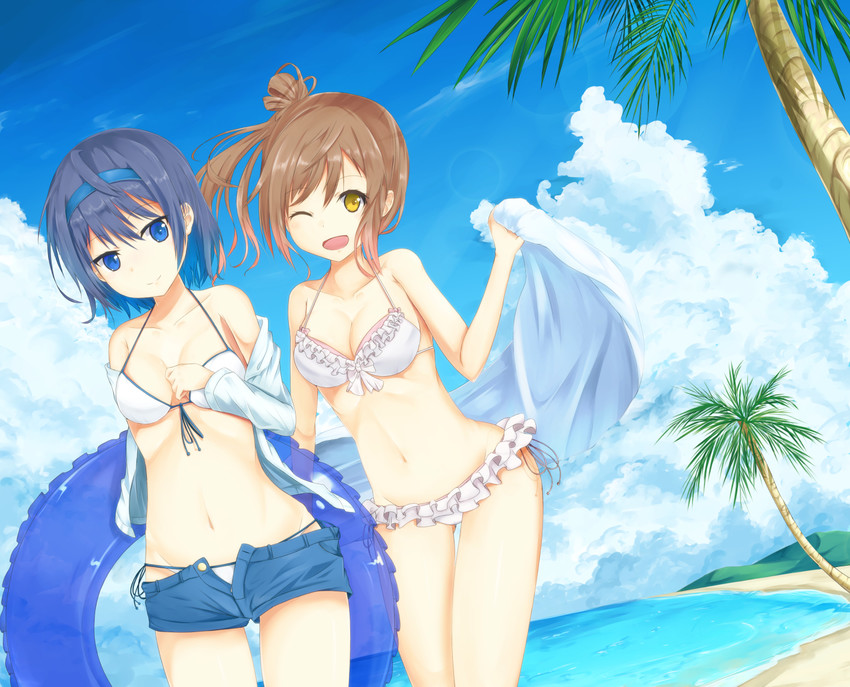 satou sasara and suzuki tsudumi (cevio) drawn by shirua_(s4-42424)