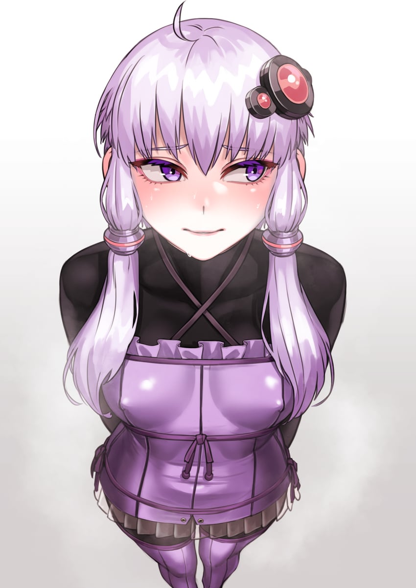yuzuki yukari (vocaloid and 1 more) drawn by kilye_kairi
