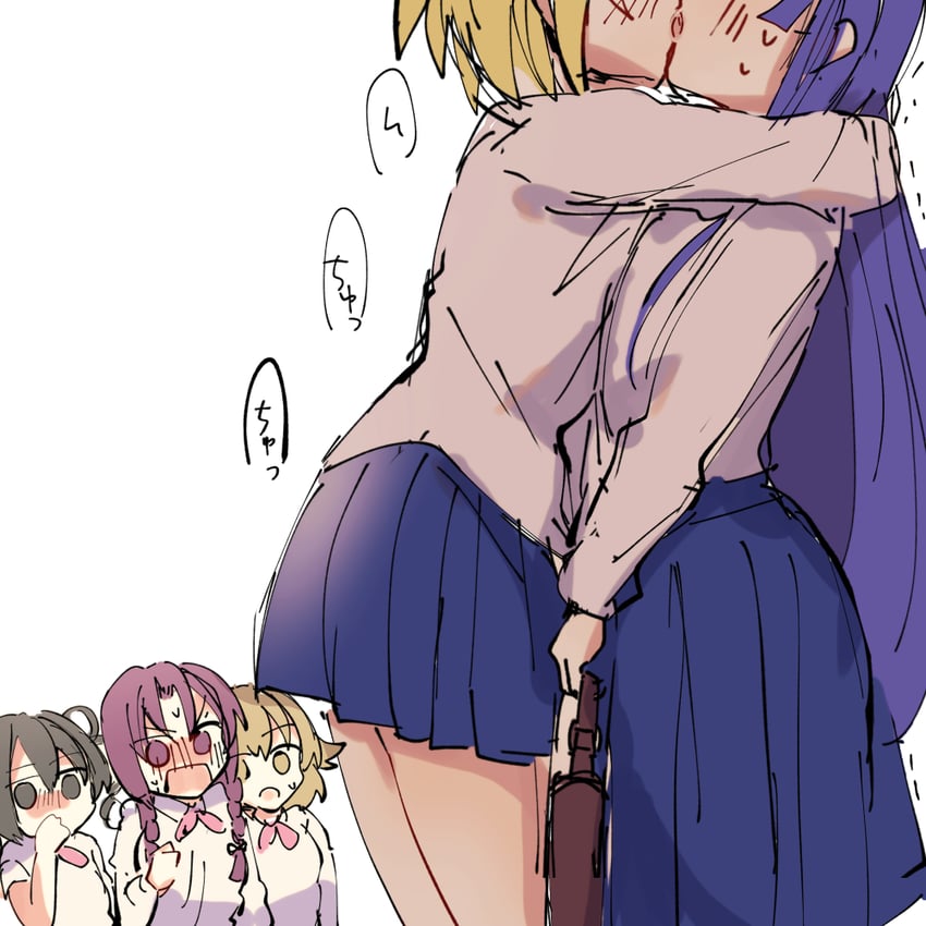 furude rika and houjou satoko (higurashi no naku koro ni and 1 more) drawn by numachi_doromaru