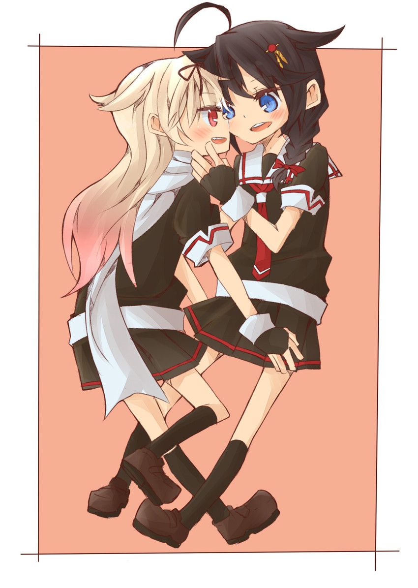 shigure, yuudachi, shigure kai ni, and yuudachi kai ni (kantai collection) drawn by aul