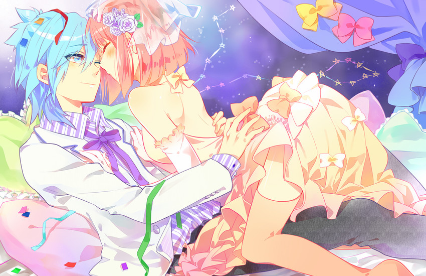 nanami haruka and mikaze ai (uta no prince-sama) drawn by karuha