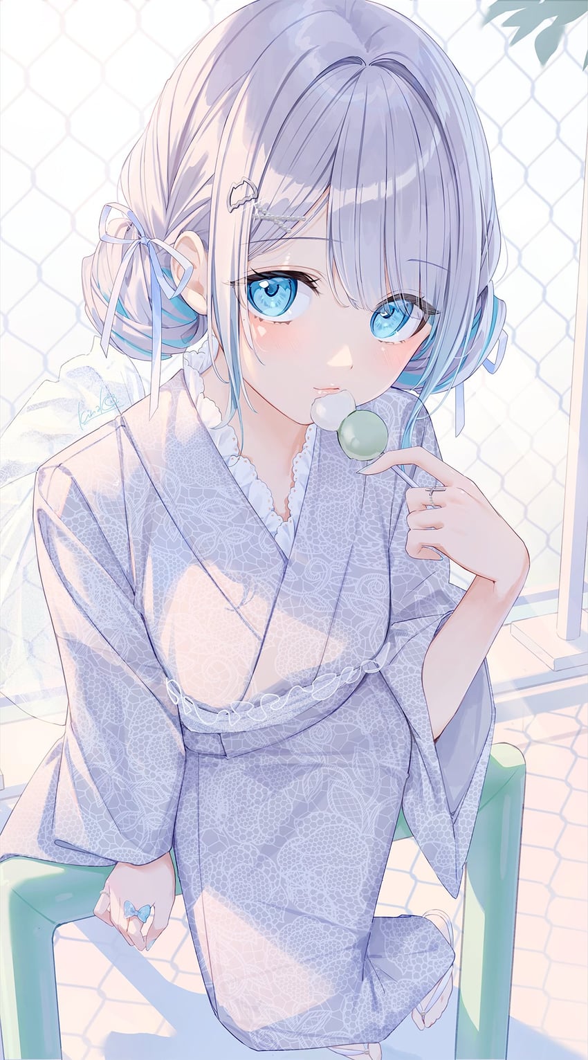 kaga sumire (vspo! and 1 more) drawn by kinako_(shiratama_mochi)