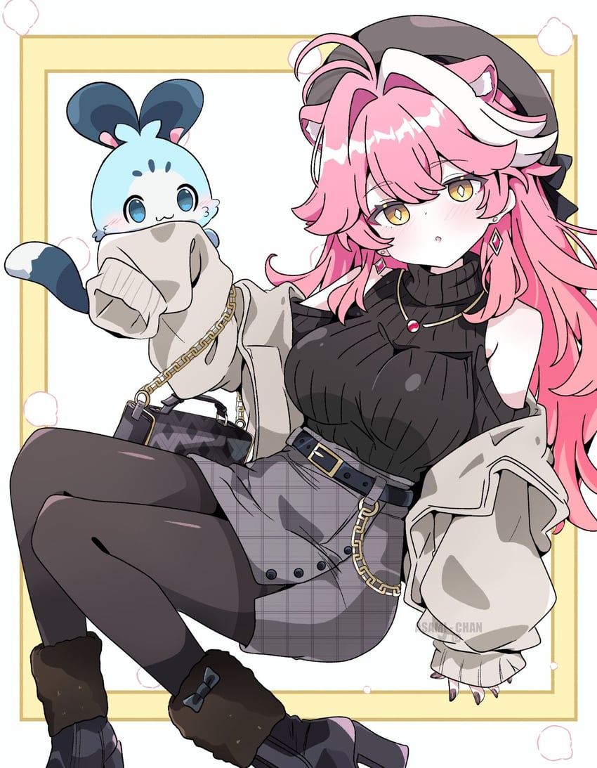 raora panthera and chattino (hololive and 1 more) drawn by asami-chan