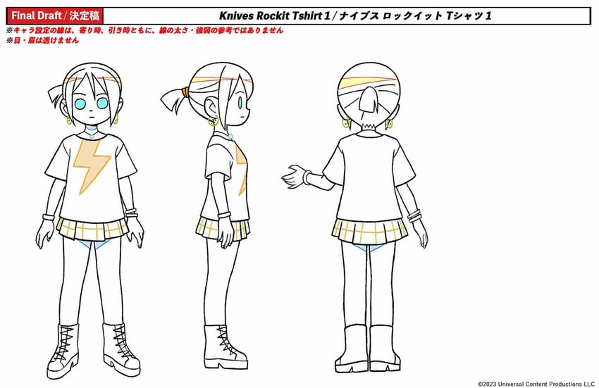 knives chau (scott pilgrim and 1 more) drawn by handa_shuuhei