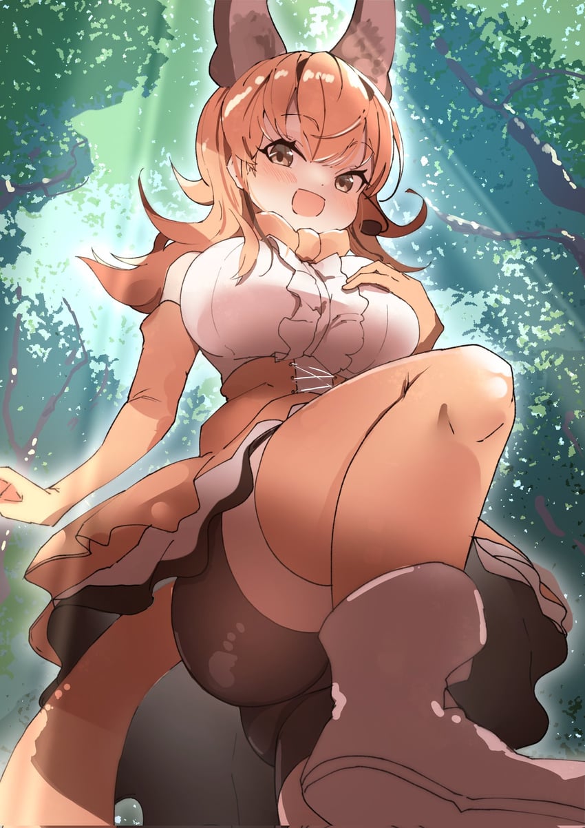 caracal (kemono friends and 1 more) drawn by hawawam31677
