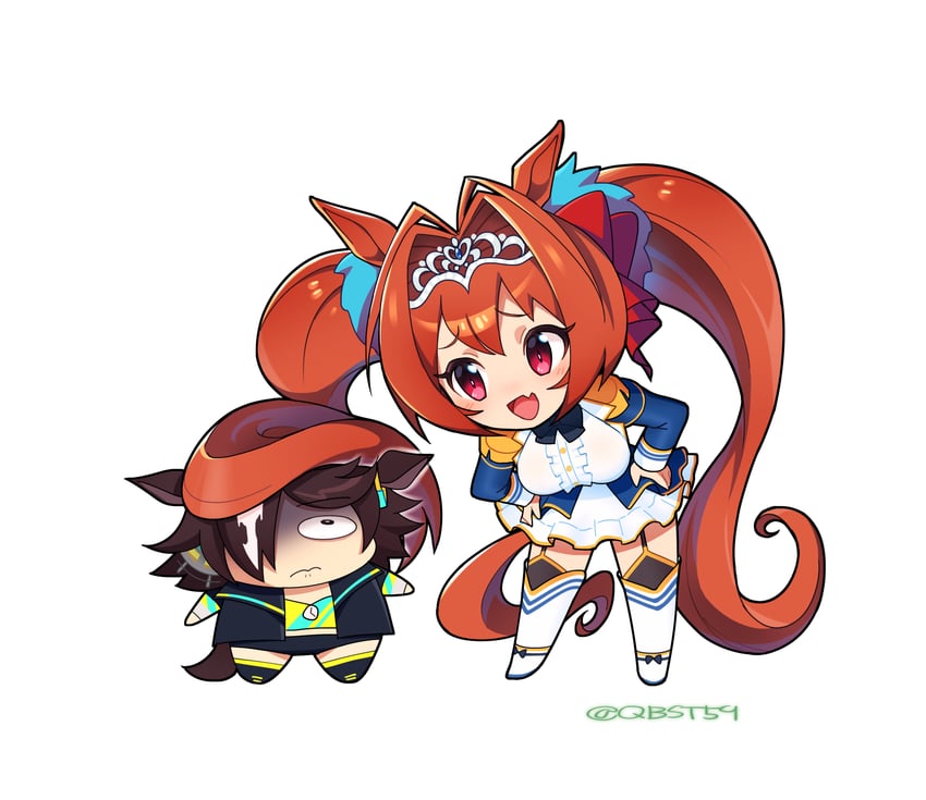 daiwa scarlet and vodka (umamusume) drawn by sabum