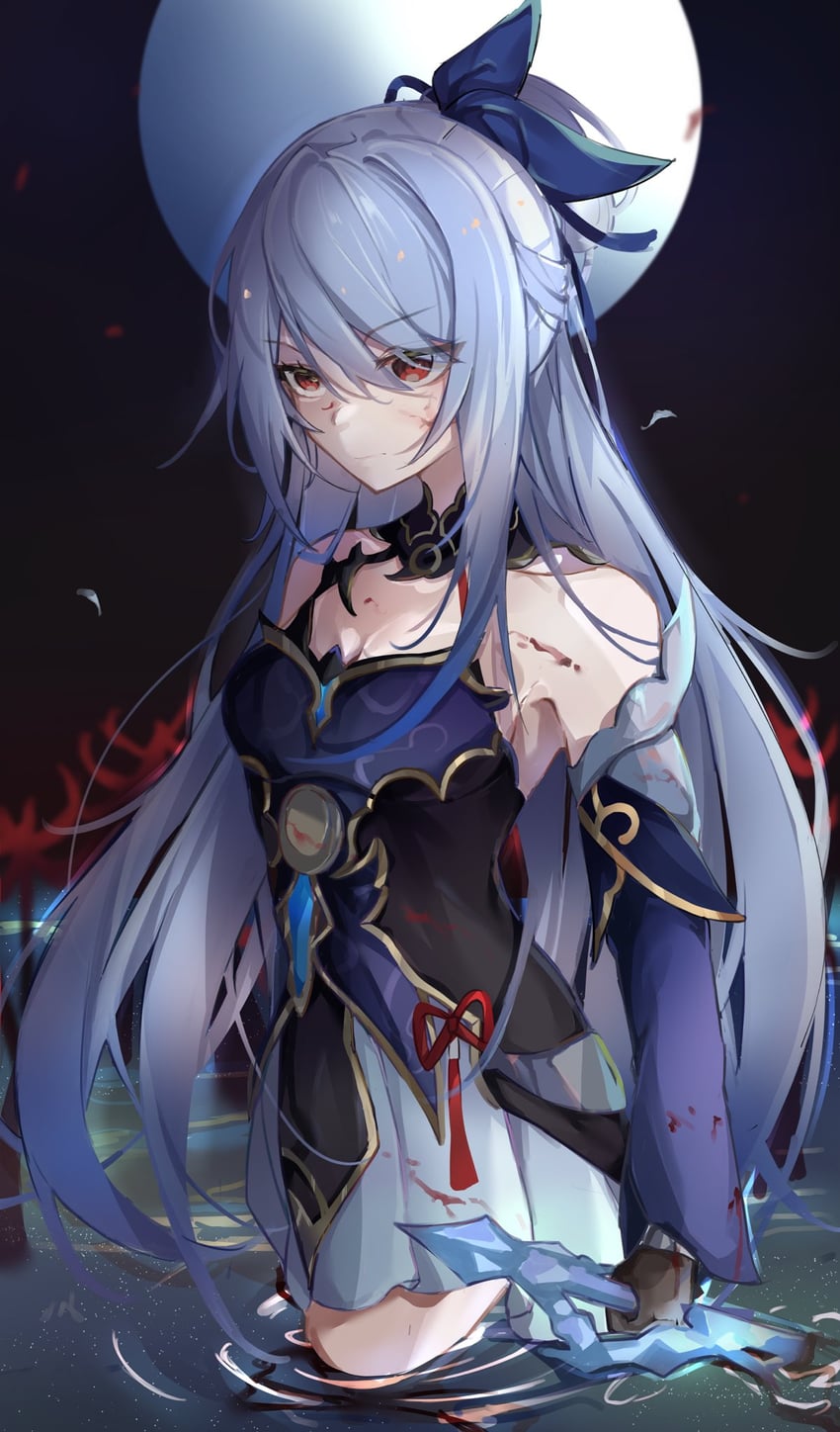 jingliu (honkai and 1 more) drawn by min_2929