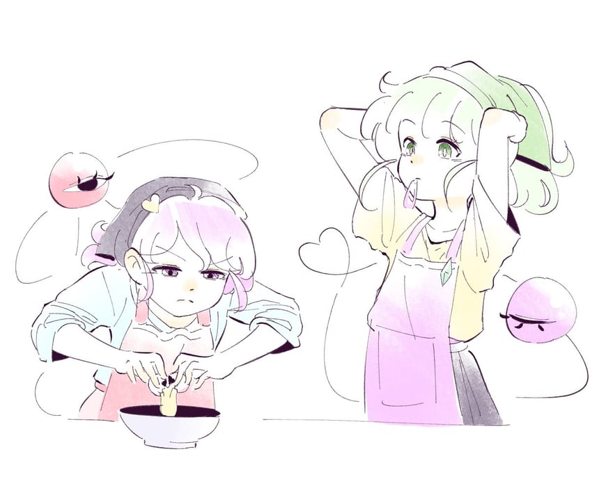 komeiji koishi and komeiji satori (touhou) drawn by satria_(knight-san)