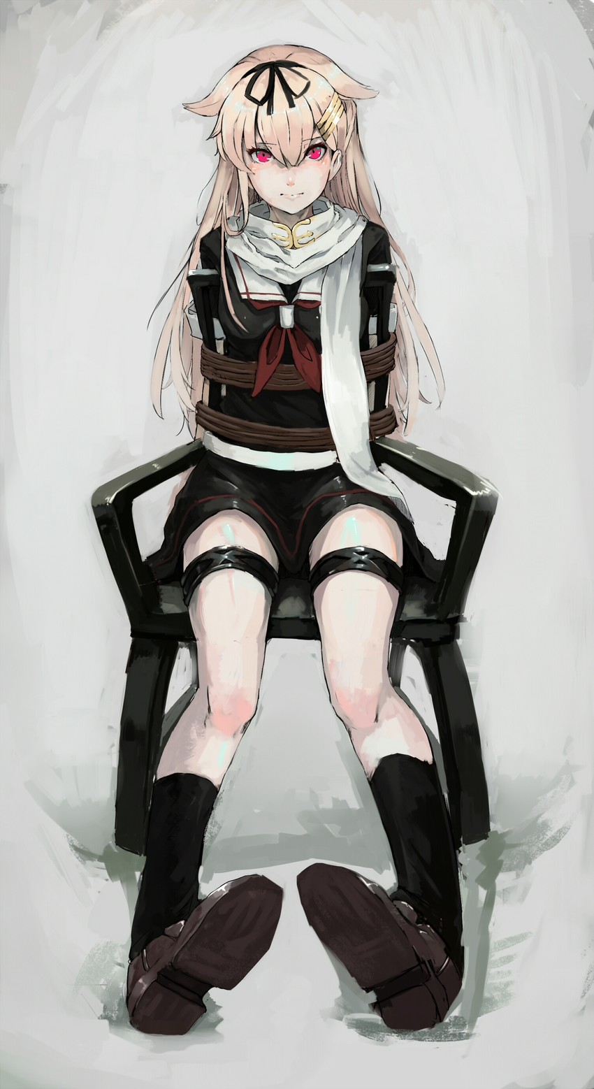 yuudachi and yuudachi kai ni (kantai collection) drawn by xue_feng