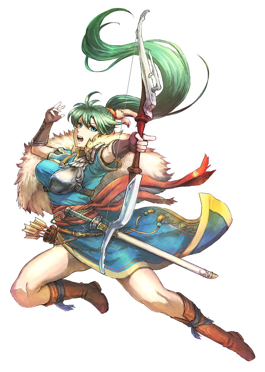 lyn (fire emblem and 2 more) drawn by asukan