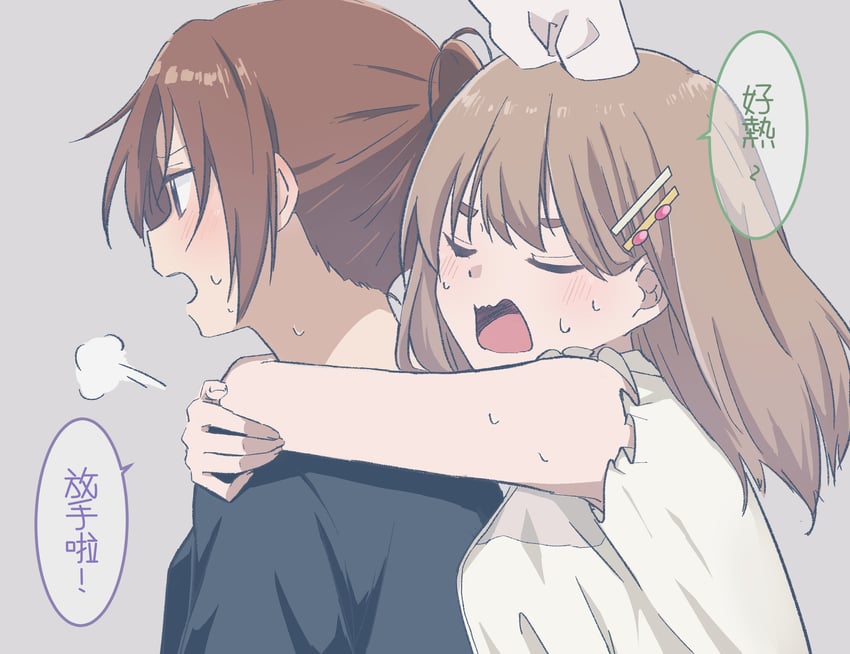 nakagawa natsuki and yoshikawa yuuko (hibike! euphonium) drawn by asahi_(poiuy11t)
