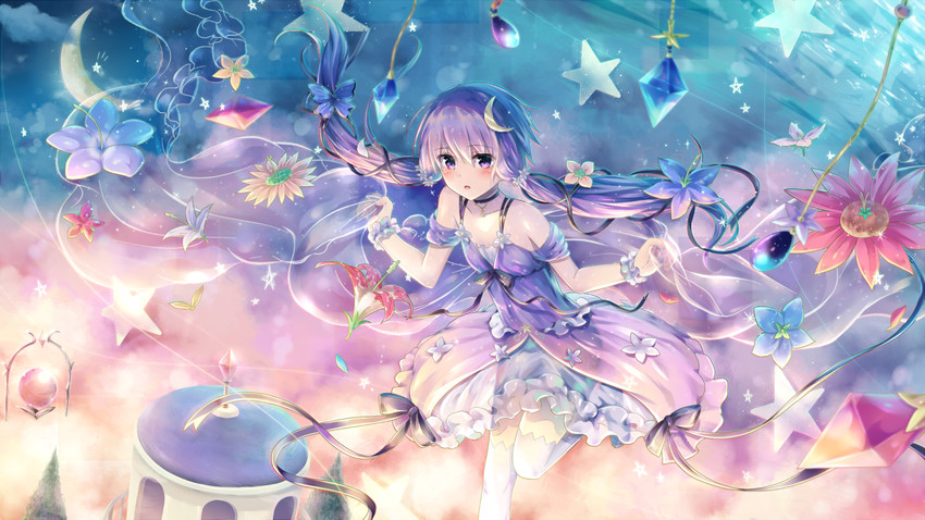 yuzuki yukari (vocaloid and 1 more) drawn by sakakidani